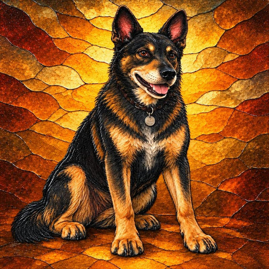 Classic - Custom Glass Pet Portrait