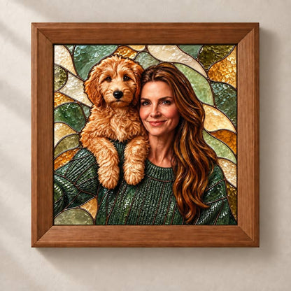 Better Together - Custom Glass Pet Portrait