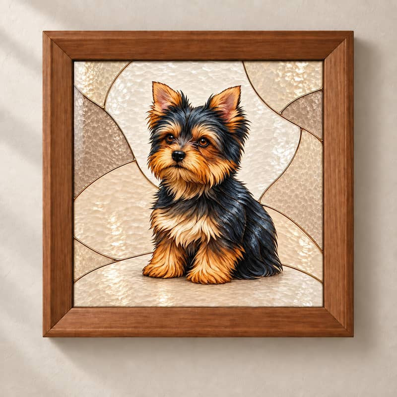Minimalist - Custom Glass Pet Portrait
